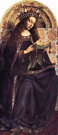 Jan Van Eyck Virgin Mary china oil painting image